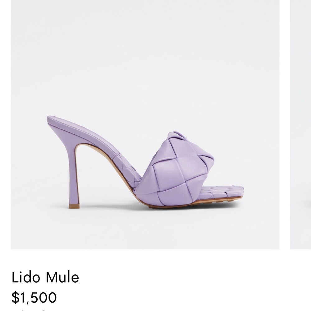 Bottega Veneta Lido Mule worn twice size 40